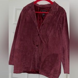 Dialogue Suede Jacket - Size 1X